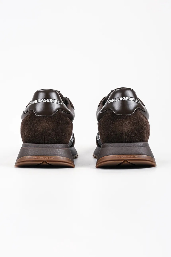 Obuwie Karl Lagerfeld Kairo sneakersy męskie skórzane KL51117.344 czarny