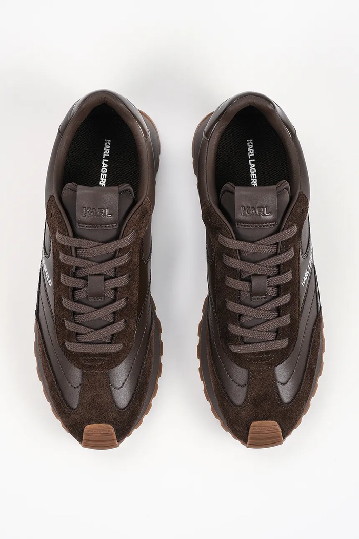 Kairo sneakersy męskie skórzane Karl Lagerfeld KL51117.344 czarny