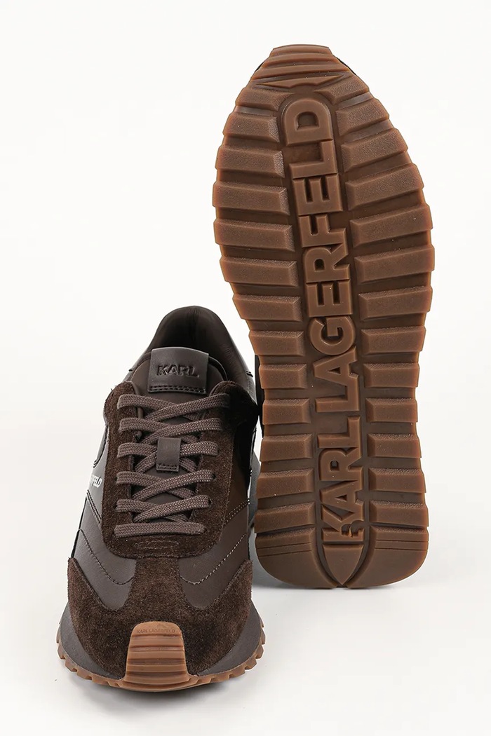 Kairo sneakersy męskie skórzane Karl Lagerfeld czarny KL51117.344