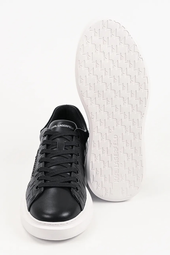 Kore sneakersy męskie skórzane Karl Lagerfeld czarny KL56549K.000