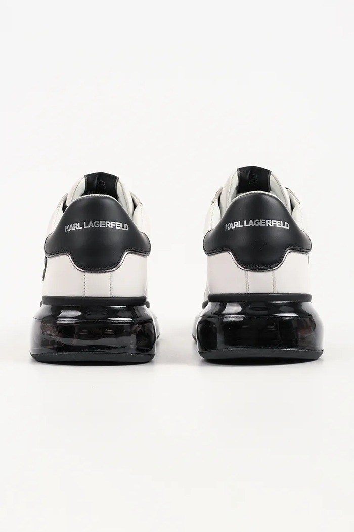 Obuwie Karl Lagerfeld Kapri sneakersy męskie skórzane KL52670N.010 biały