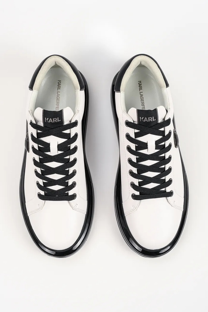 Kapri sneakersy męskie skórzane Karl Lagerfeld KL52670N.010 biały