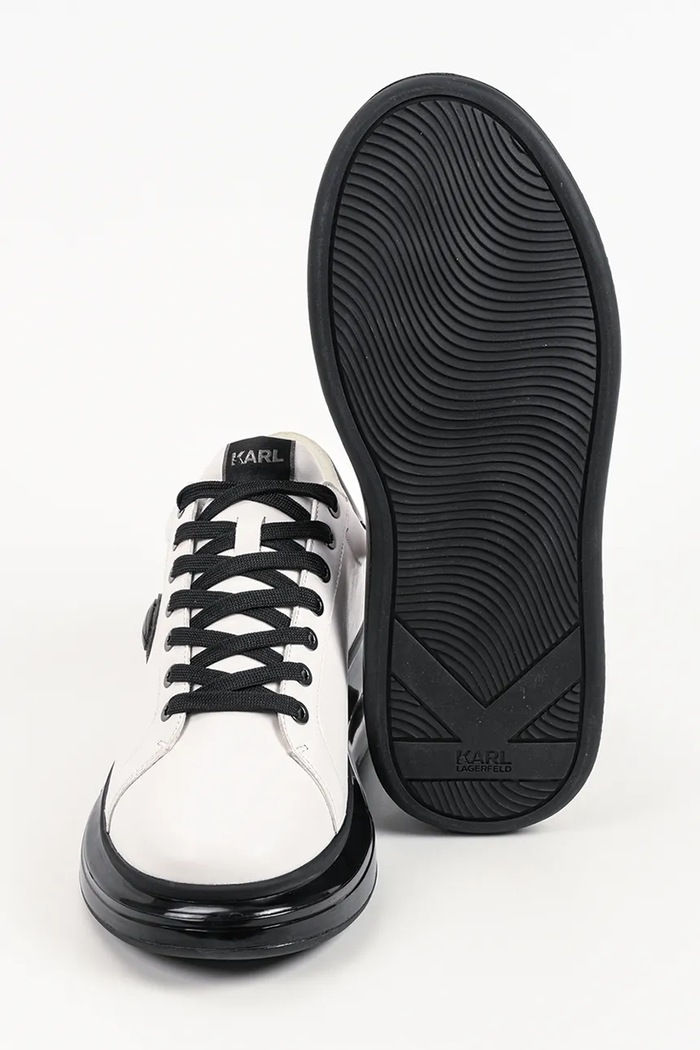 Kapri sneakersy męskie skórzane Karl Lagerfeld biały KL52670N.010