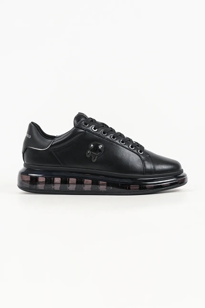 Karl Lagerfeld Kapri sneakersy męskie skórzane czarny KL52670N.00X