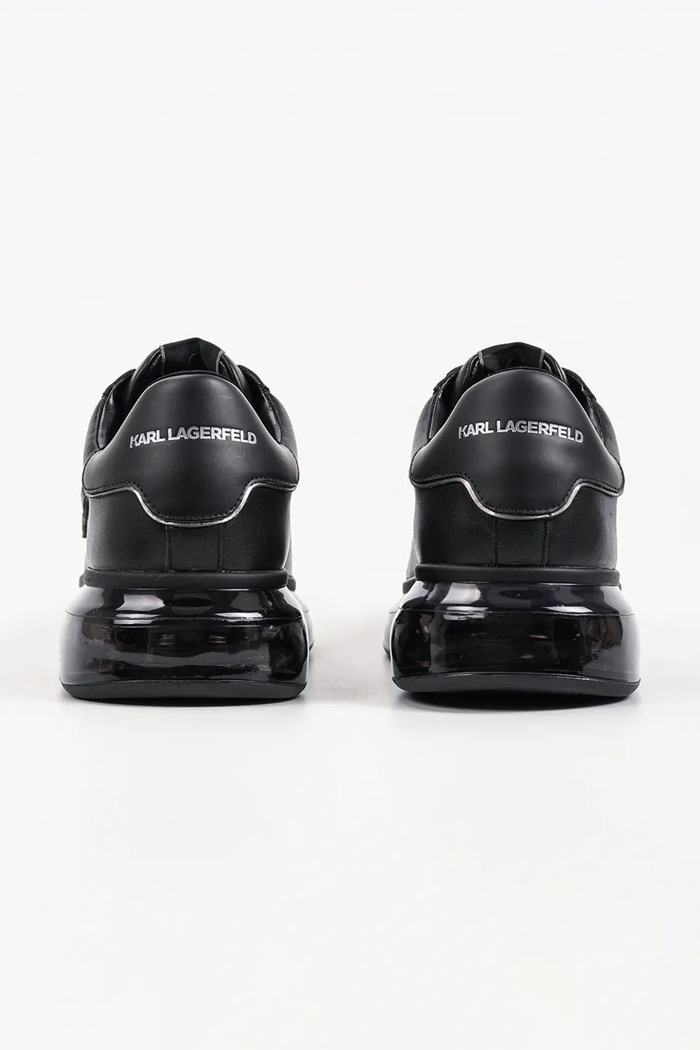 Obuwie Karl Lagerfeld Kapri sneakersy męskie skórzane KL52670N.00X czarny