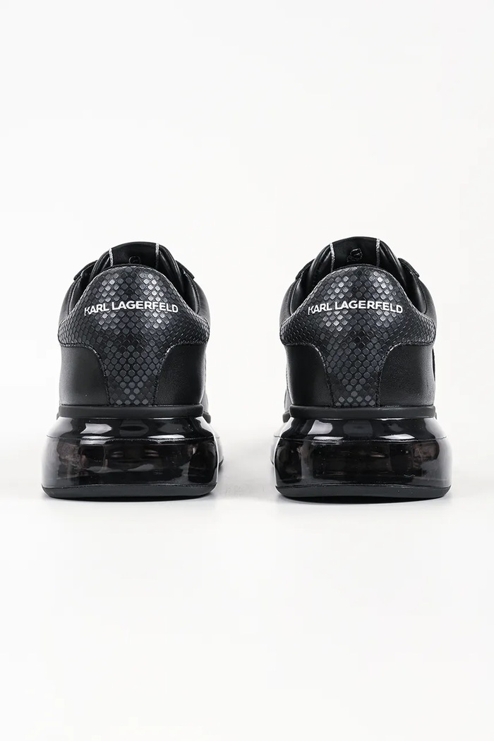 Obuwie Karl Lagerfeld Kapri sneakersy męskie skórzane KL52684.000 czarny