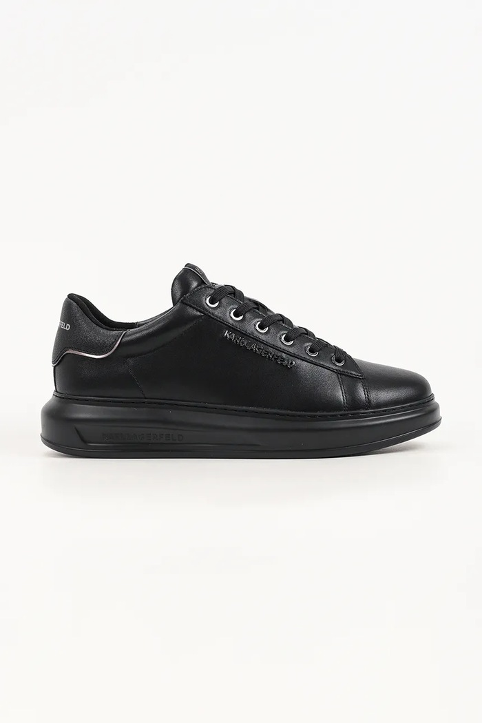 Karl Lagerfeld Kapri sneakersy damskie skórzane czarny KL52581.00X