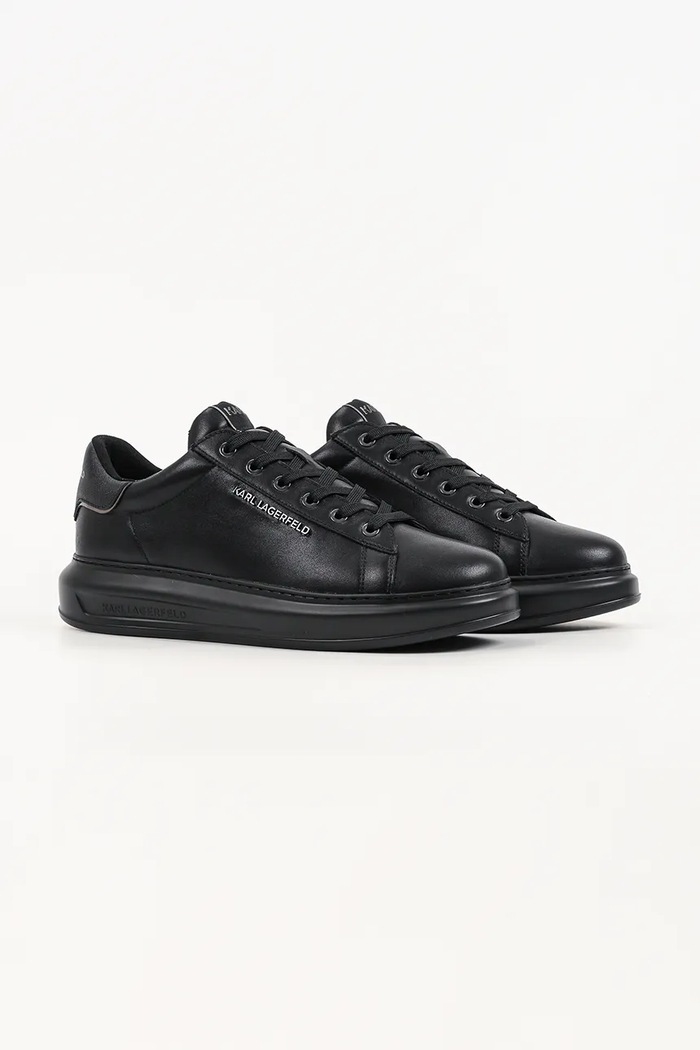 Karl Lagerfeld Kapri sneakersy damskie skórzane KL52581.00X czarny AW26