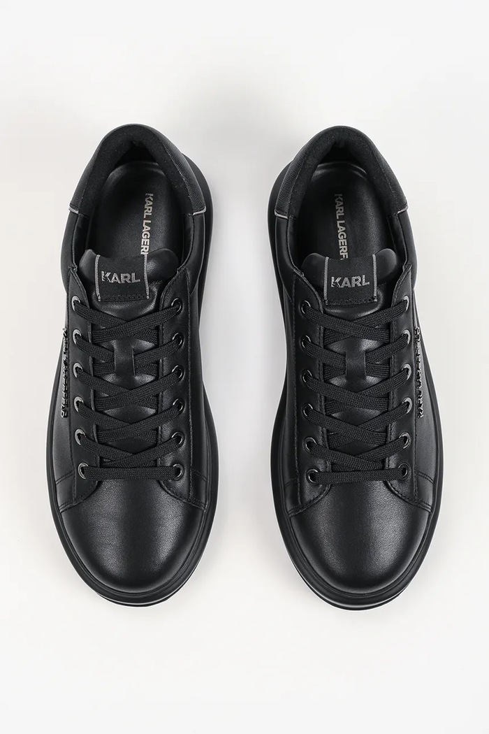 Kapri sneakersy damskie skórzane Karl Lagerfeld KL52581.00X czarny