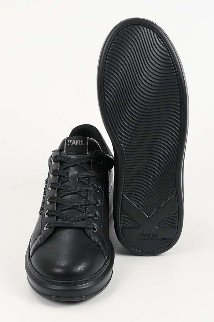 Kapri sneakersy damskie skórzane Karl Lagerfeld czarny KL52581.00X