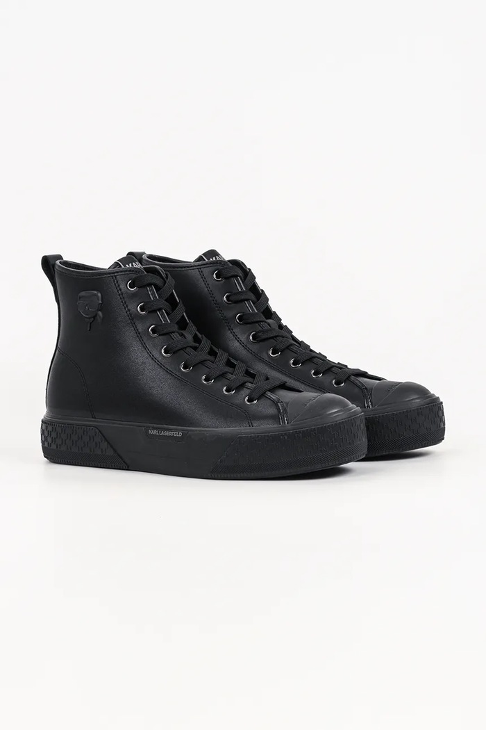 Karl Lagerfeld Kampus trampki męskie skórzane KL50485L.00X czarny AW26