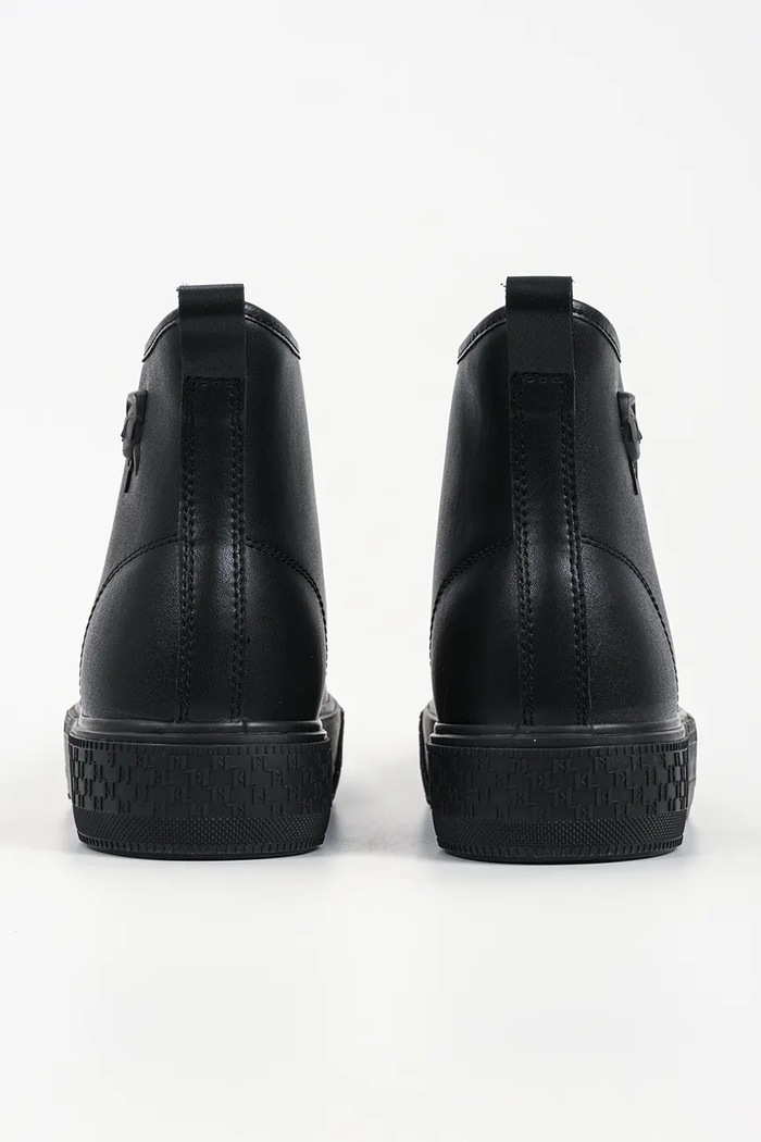 Obuwie Karl Lagerfeld Kampus trampki męskie skórzane KL50485L.00X czarny