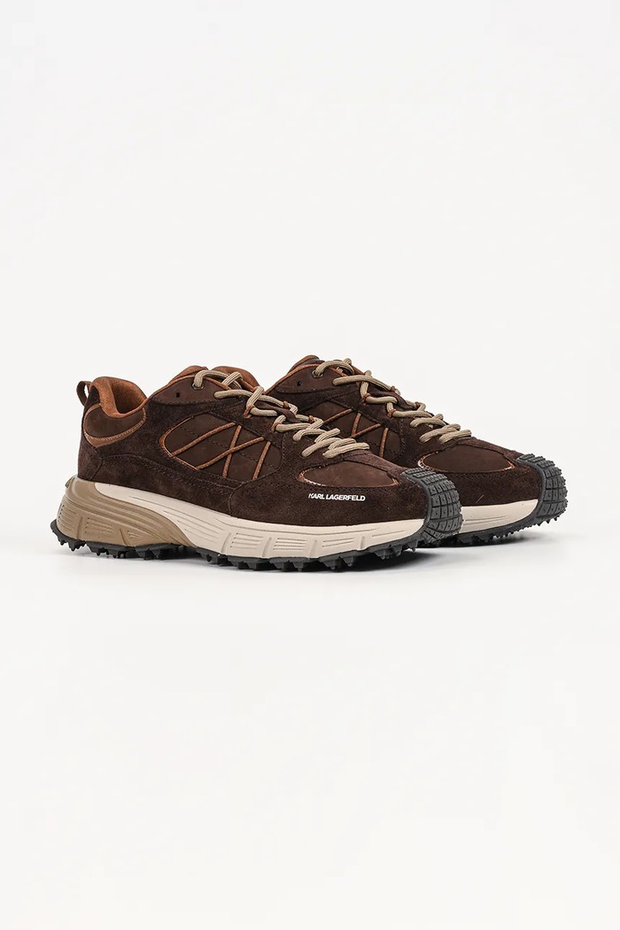 Karl Lagerfeld Orion sneakersy męskie KL58525.344 brązowy AW26