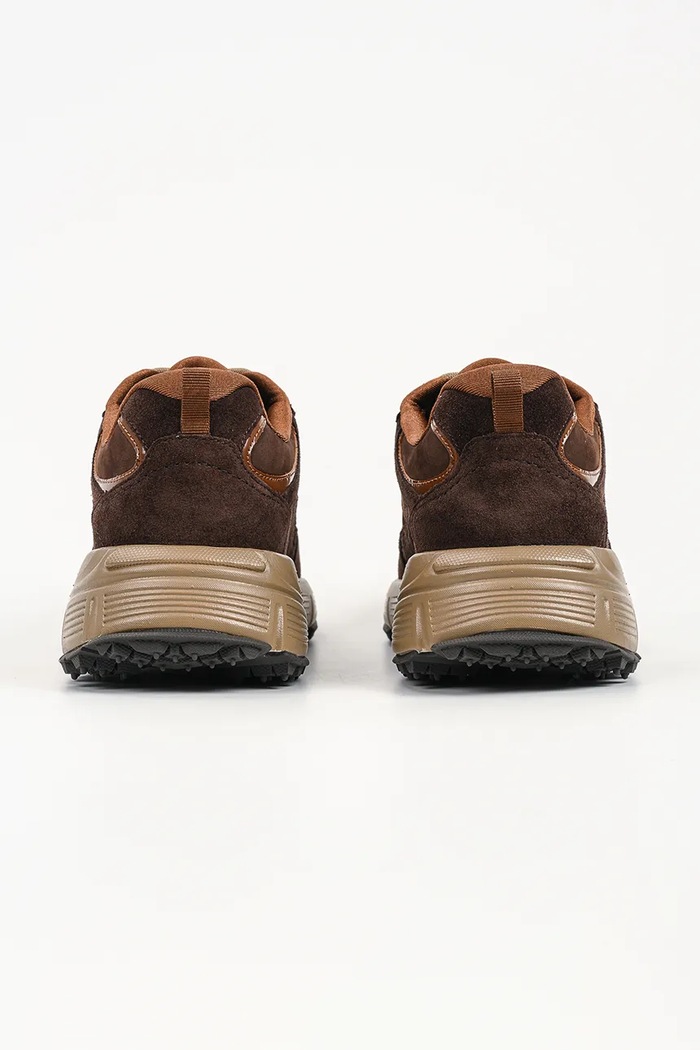 Obuwie Karl Lagerfeld Orion sneakersy męskie KL58525.344 brązowy