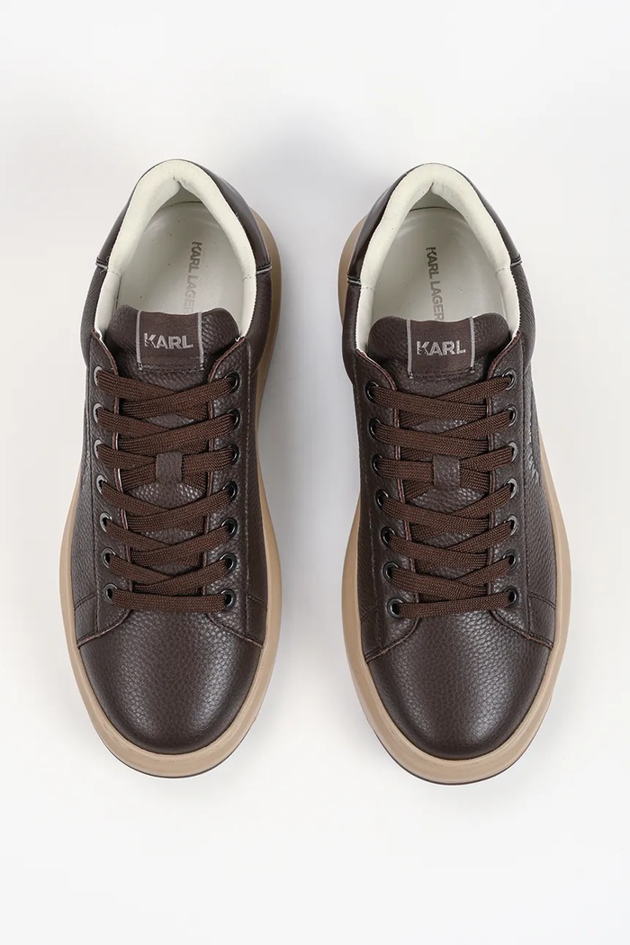 Kapri sneakersy męskie skórzane Karl Lagerfeld KL57538A.144 czarny