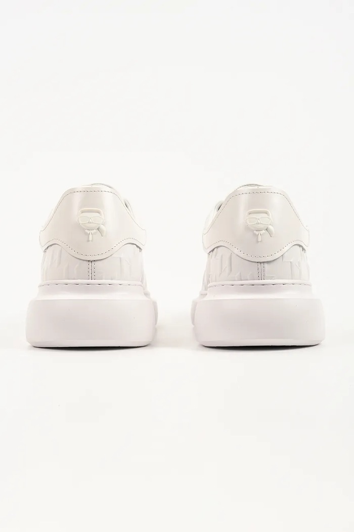 Obuwie Karl Lagerfeld Kore sneakersy męskie skórzane KL56549K.01W biały