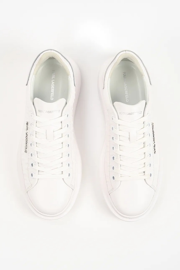 Kore sneakersy męskie skórzane Karl Lagerfeld KL56549K.01W biały