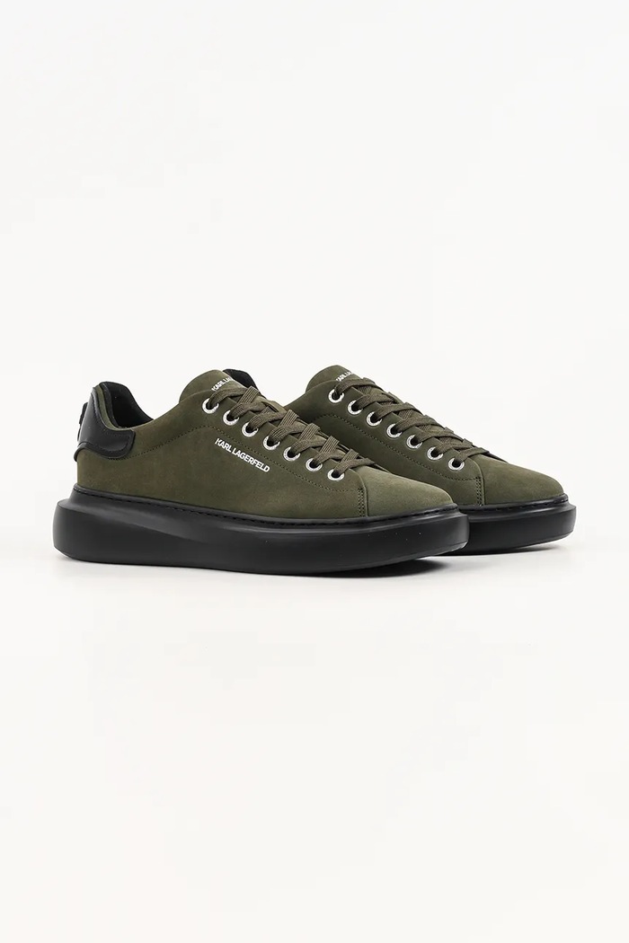 Karl Lagerfeld Kore sneakersy męskie zamszowe KL56523.2KK brązowy AW26