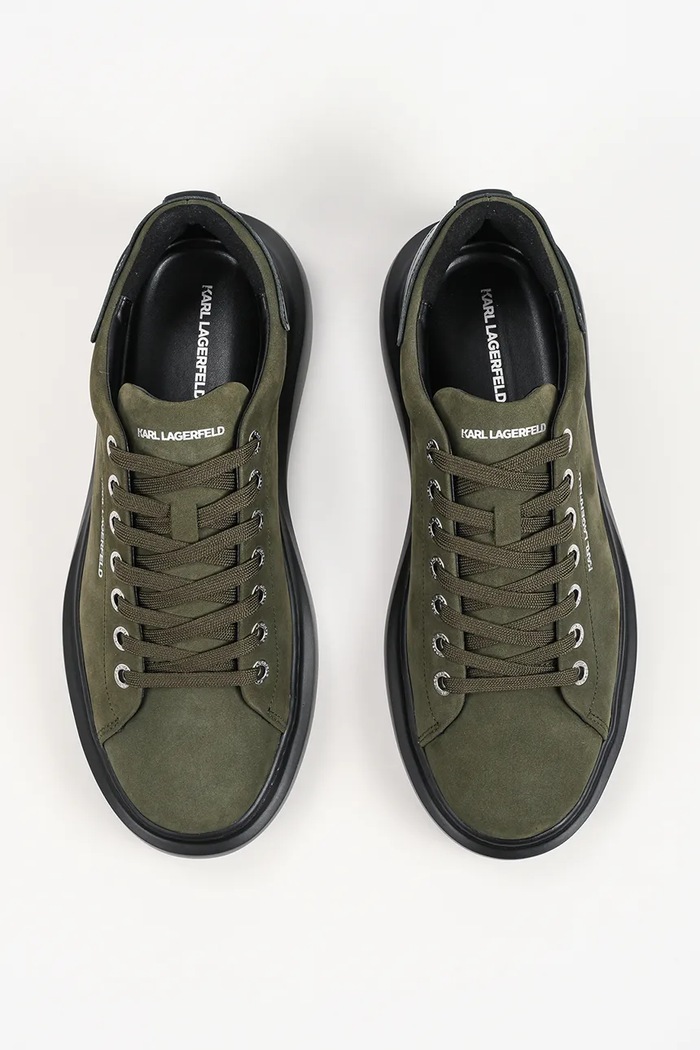 Kore sneakersy męskie zamszowe Karl Lagerfeld KL56523.2KK brązowy