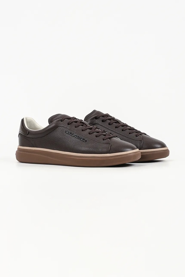Karl Lagerfeld Kane sneakersy męskie zamszowe KL53528.144 brązowy AW26