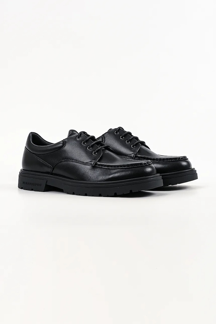 Karl Lagerfeld Półbuty męskie skórzane Koby KL11826.000 czarny AW26