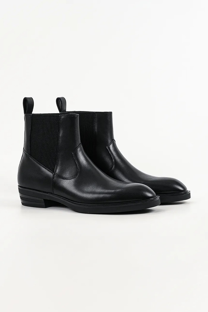 Karl Lagerfeld Sztyblety męskie skórzane Dallas KL12646.000 czarny AW26