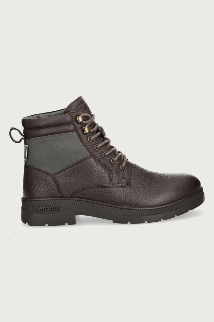 Barbour Trapery męskie skórzane Eslington MFO0853BR91 brązowy AW26