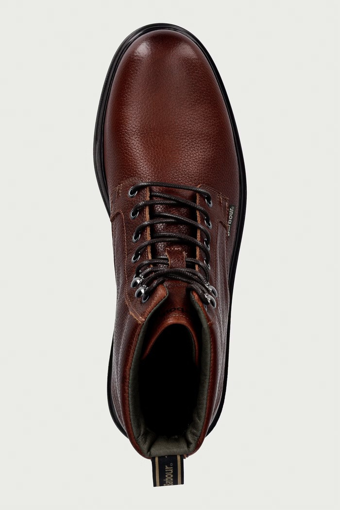 Barbour trapery męskie skórzane Bellister brązowy MFO0847BR52
