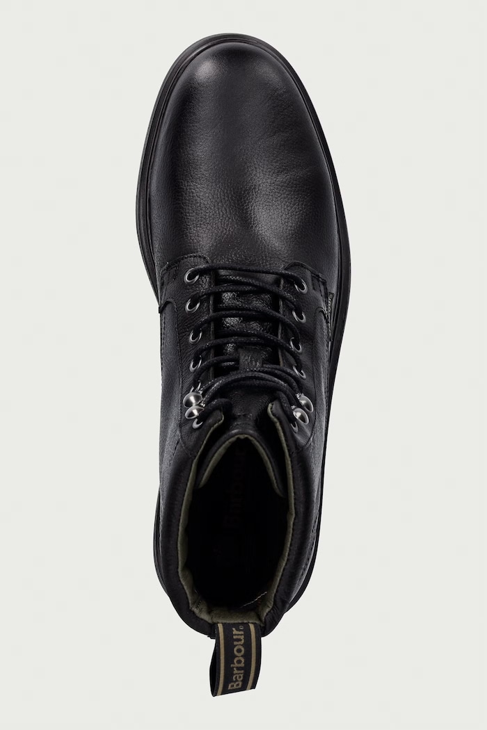 Barbour Μποτάκια Ανδρικά δερμάτινα Bellister μαύρο MFO0847BK52