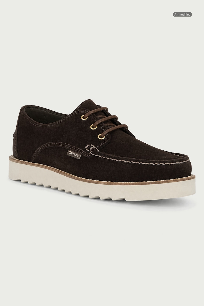Barbour Aydon półbuty męskie zamszowe brązowy MFO0823BR35