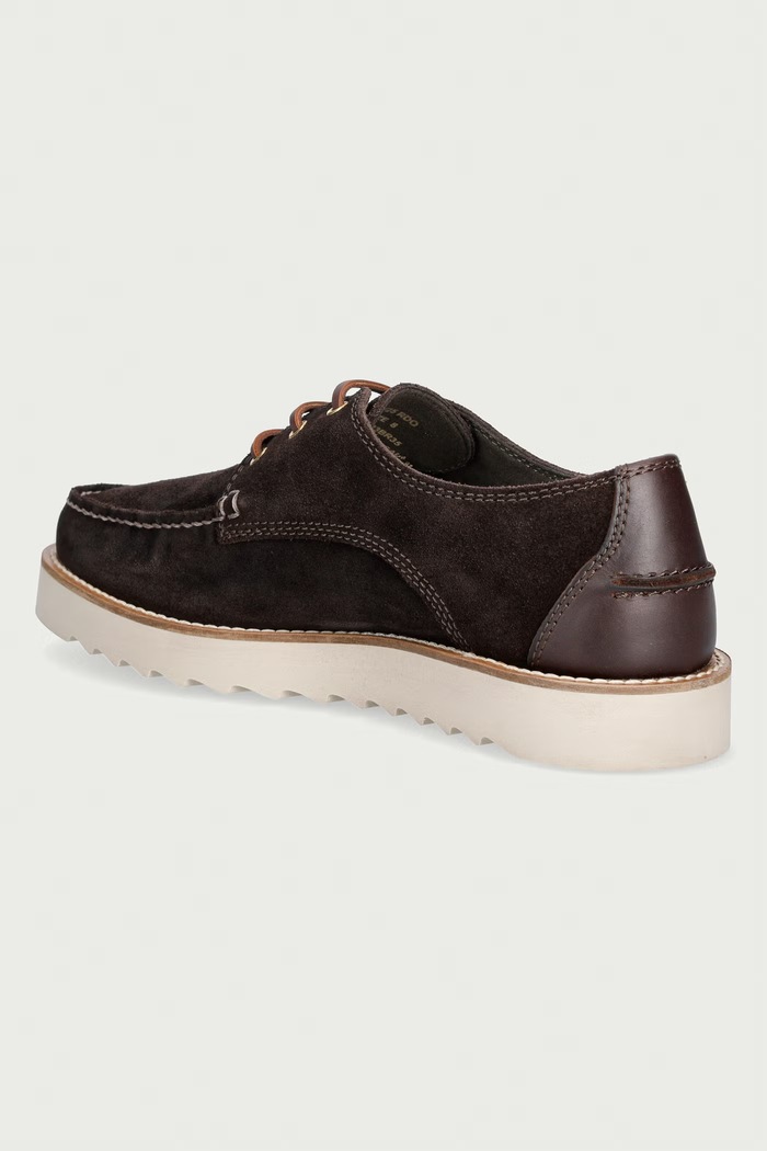 Obuća Barbour cipele za muškarce od brušene kože Aydon MFO0823BR35 smeđa