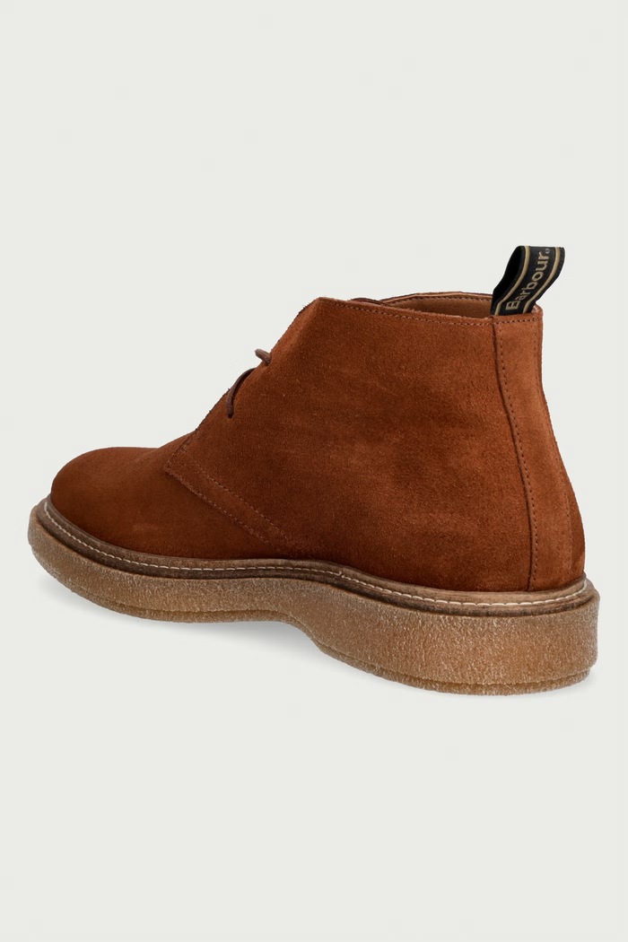 Obuća Barbour Čizme za muškarce od brušene kože Blaine MFO0820BR15 smeđa