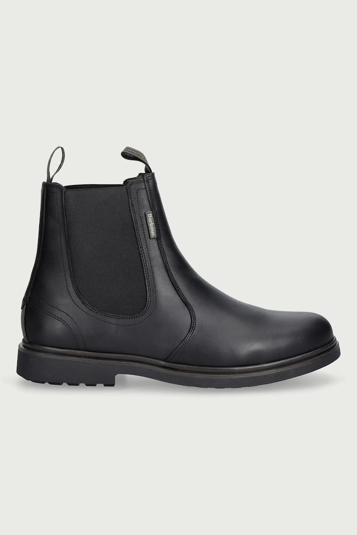 Barbour Čizme za muškarce od kože Hale MFO0815BK52 crna AW26