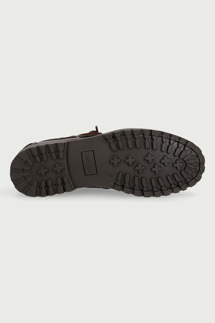 Mokasinke za muškarce od kože Deck Barbour smeđa MFO0795BR74