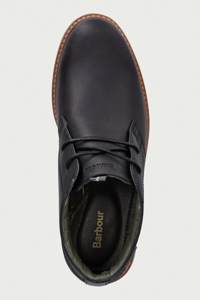 Barbour čizme za muškarce od kože Readhead crna MFO0138BK11