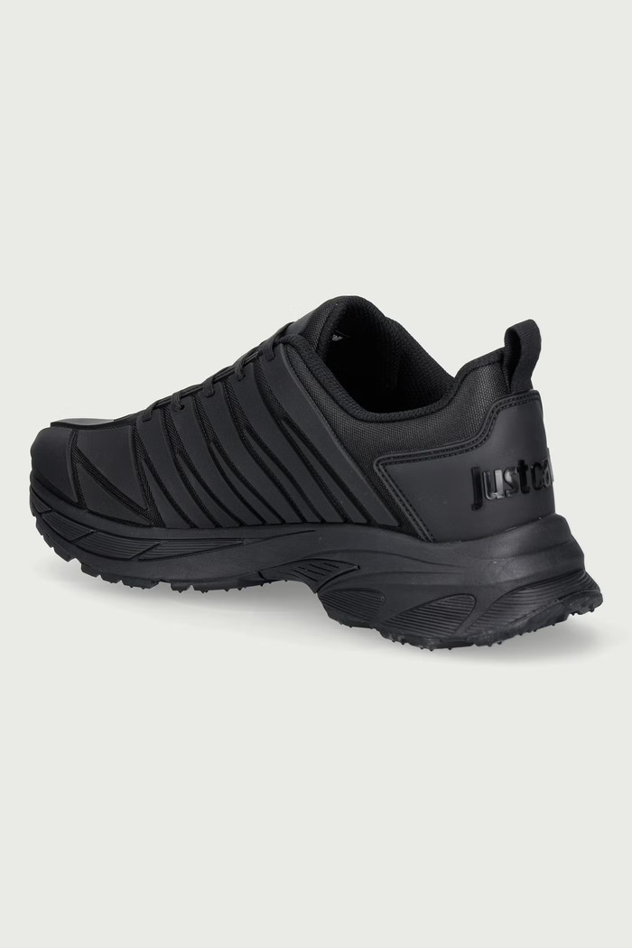Obuwie Just Cavalli Sneakersy męskie 81QA3SG3ZSF08899 czarny