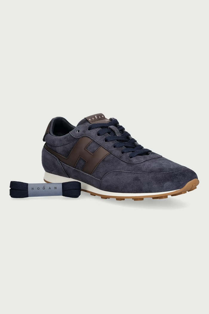Hogan H699 Allacciato H sneakers pánske semišové HXM6990GA00UHO0FDY