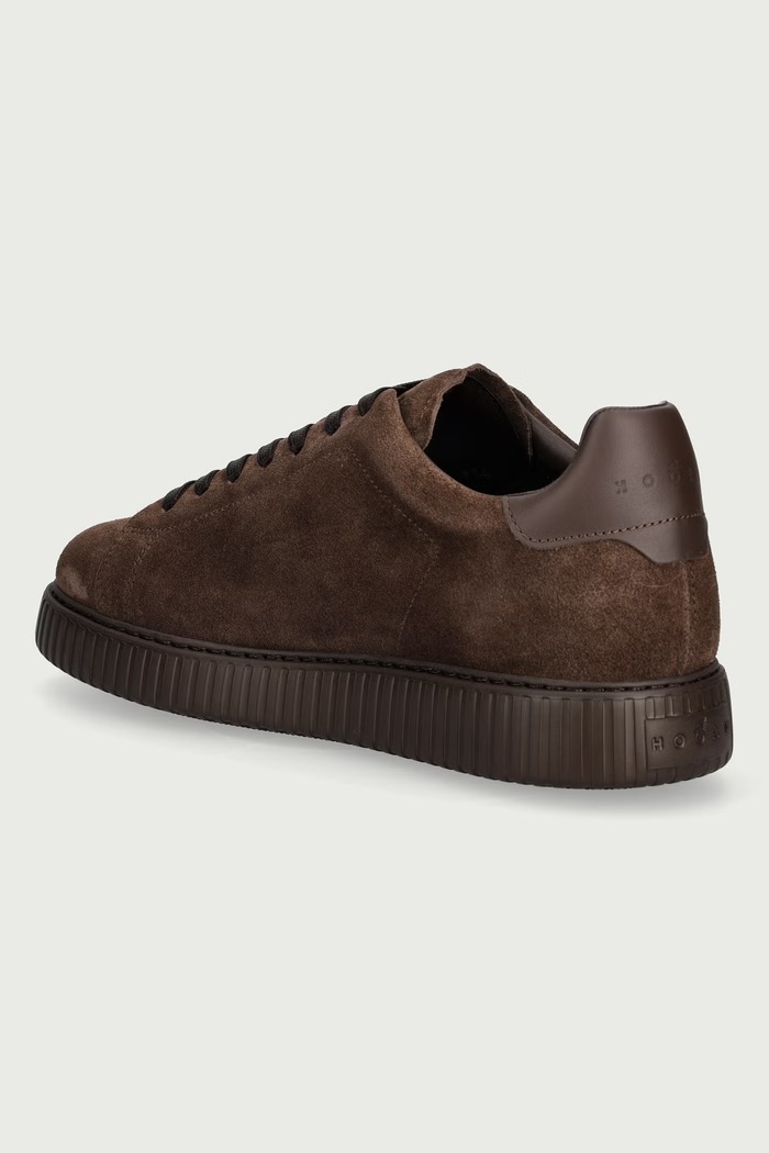 Obuv Hogan H677 Allacc H Fori sneakers pánske semišové HXM6770GF5FUHOS610 hnedá