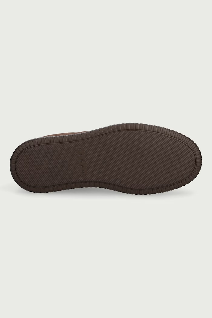 H677 Allacc H Fori sneakers pánske semišové Hogan hnedá HXM6770GF5FUHOS610