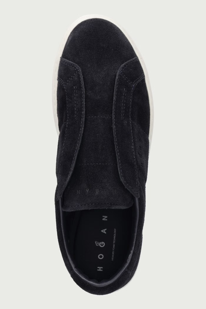 H668 Slip On sneakers pánske Hogan HXM6680FW60BTMU805 tmavomodrá