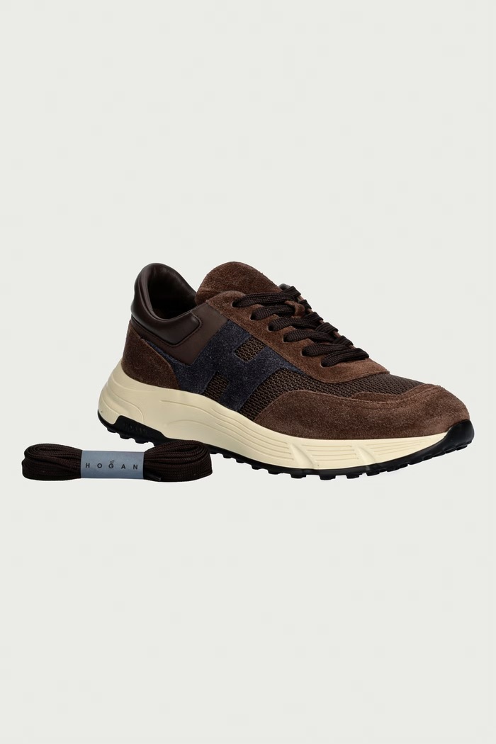 Hyperlight Allacciato H sneakers pánske Hogan HXM5630FR30VFV740F hnedá