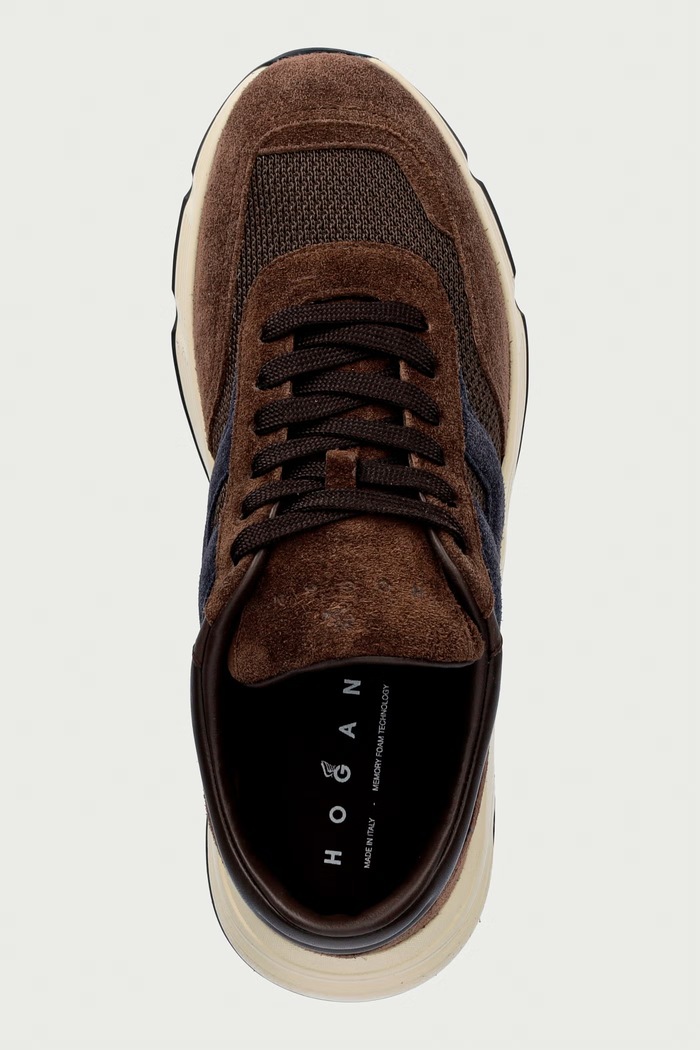 Hyperlight Allacciato H sneakers pánske Hogan hnedá HXM5630FR30VFV740F