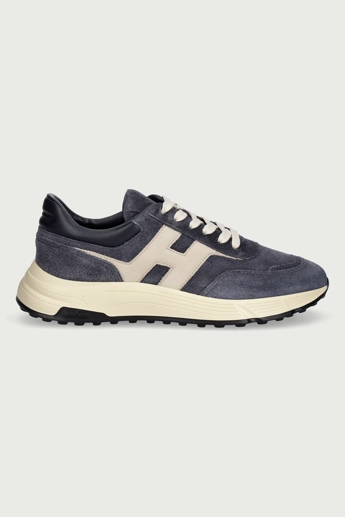 Hogan Hyperlight Allacciato H sneakers pánske semišové HXM5630FR30S9G0FAB modrá AW26