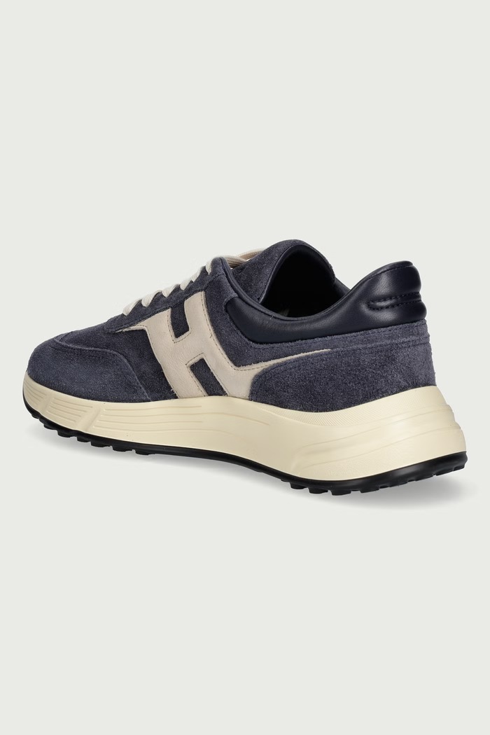 Obuv Hogan Hyperlight Allacciato H sneakers pánske semišové HXM5630FR30S9G0FAB modrá