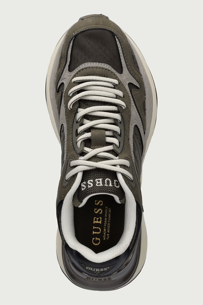 SQUAN3 sneakers pánske Guess FMFSQ3.ELE12.BROOL zelená