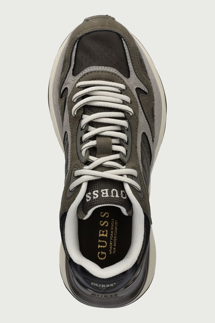 SQUAN3 sneakers pánske Guess FMFSQ3.ELE12.BROOL zelená