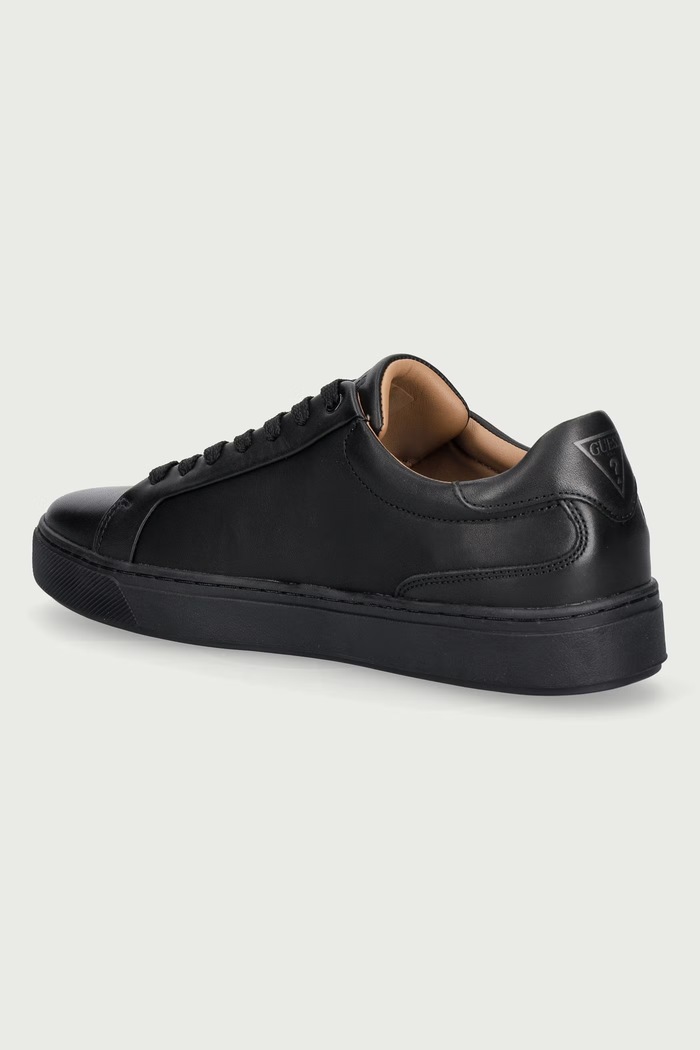 Obuća Guess IVANO tenisice za muškarce od kože FMFIVA.LEA12.BLACK crna
