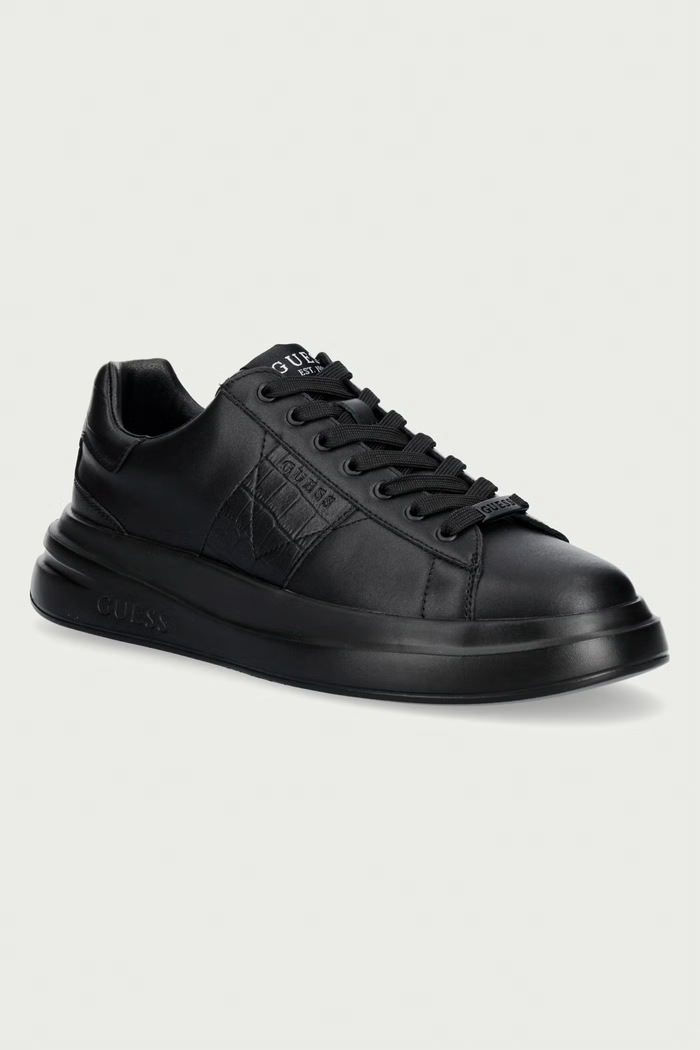 Guess ELBA sneakers pánske čierna FMFEAL.LEP12.BLACK