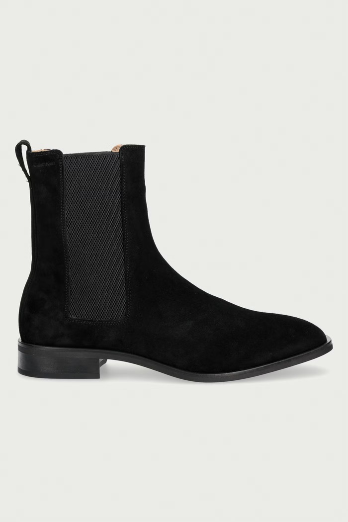 Guess ELBA sneakers pánske semišové FMFEAL.LEM12.BLACK čierna AW26
