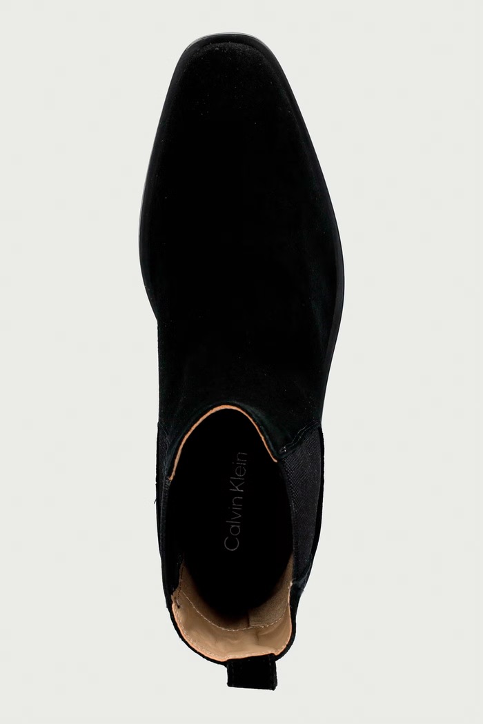 ELBA sneakers pánske semišové Guess FMFEAL.LEM12.BLACK čierna